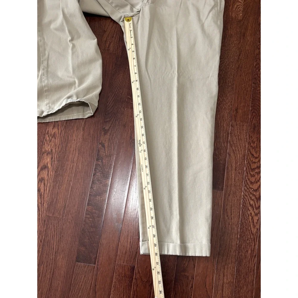 Bills Khakis M2 Standard Fit Khaki Pants 34x30 Made in USA Cuffed Chinos Tan